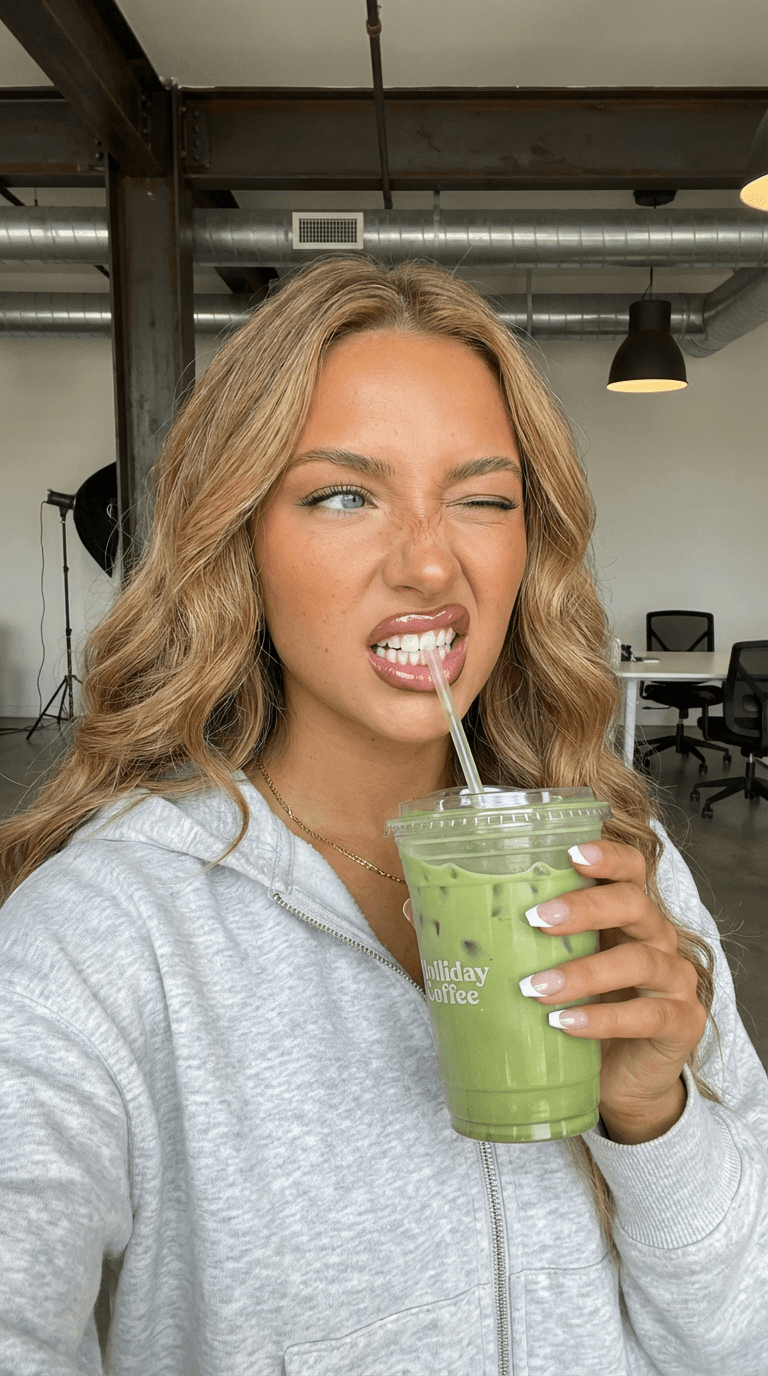 AI portrait template - casual style